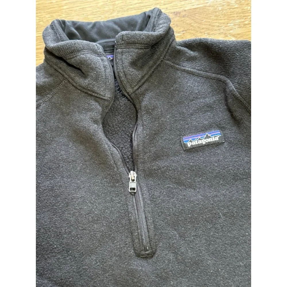 Patagonia Jacket Women Size S Black Better Sweater Fleece Jumper Outdoors Preppy